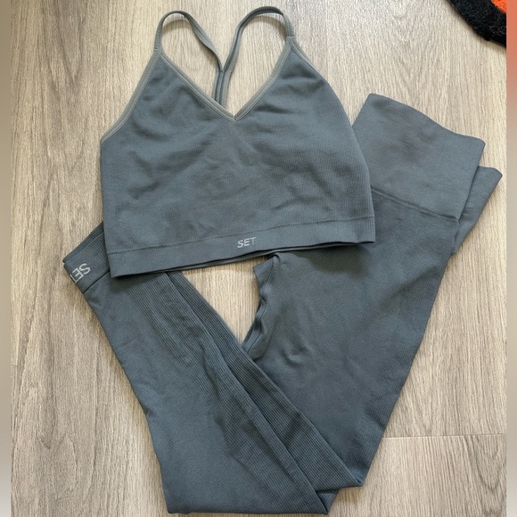 Set Active Two-Piece SCULPTFLEX Set - Slate Gray - Picture 1 of 10